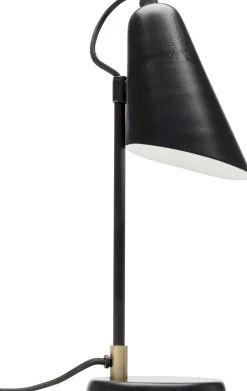 Lampy Stołowe*KARE Design Lampa Stołowa Mała Stalowa Kolor Czarny 32 Cm