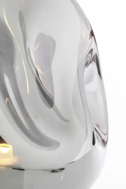 Lampy Stołowe*KARE Design Lampa Stołowa Przydymiona Stal I Szkło 38 Cm