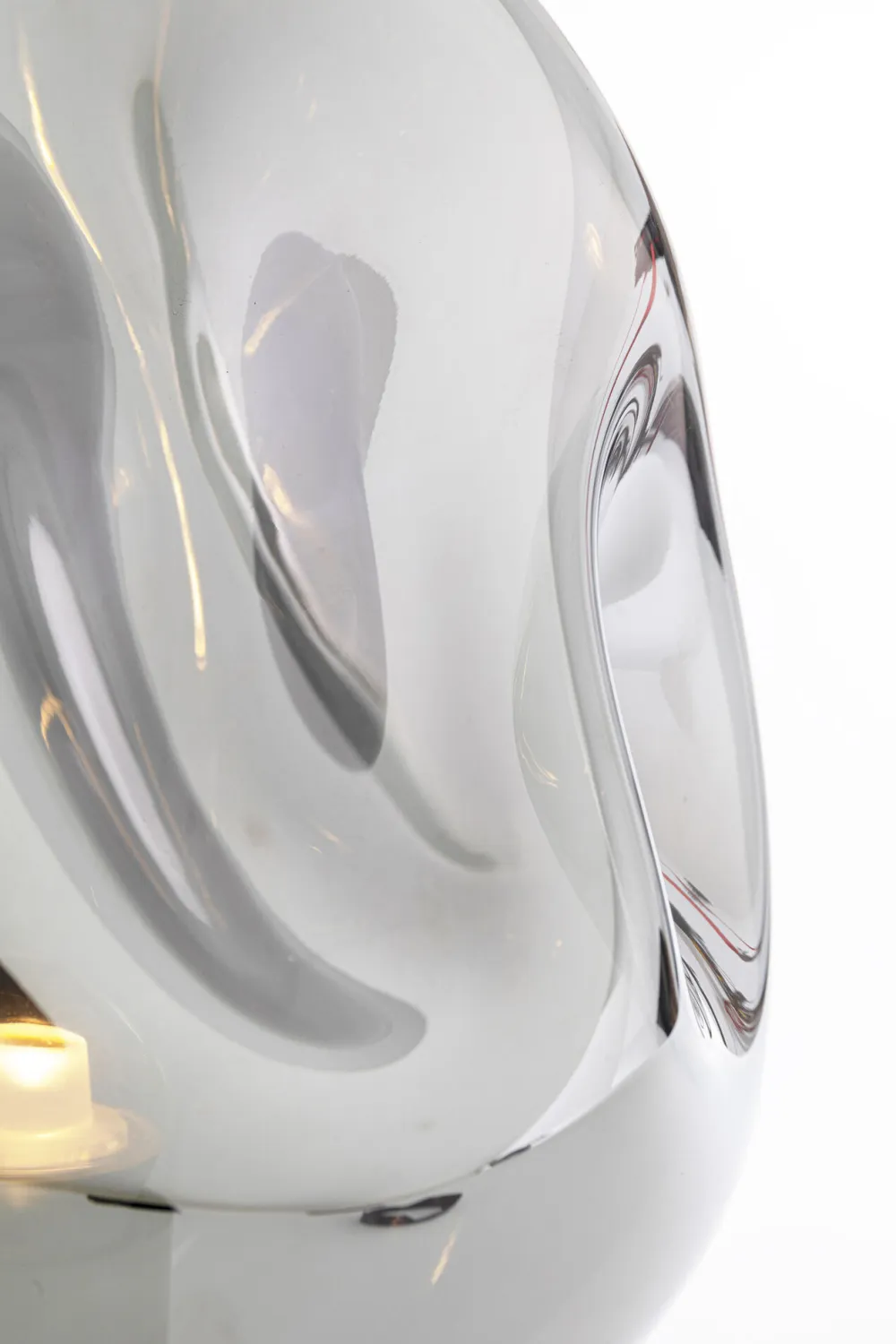Lampy Stołowe*KARE Design Lampa Stołowa Przydymiona Stal I Szkło 38 Cm