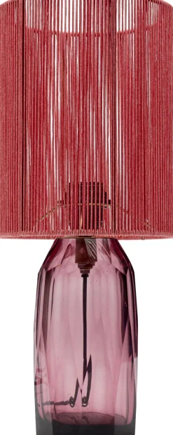 Lampy Stołowe*KARE Design Lampa Stołowa Różowa Szkło I Tkanina 42 Cm