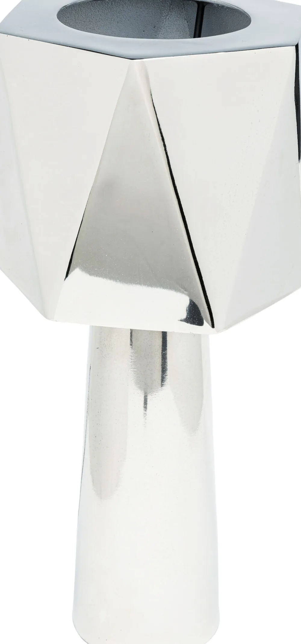 Lampy Stołowe*KARE Design Lampa Stołowa Srebrna Nowoczesna 38 Cm