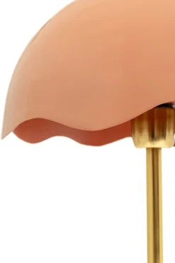 Lampy Stołowe*KARE Design Lampa Stołowa Stal I Marmur Klosz Różowy Ø30x50 Cm