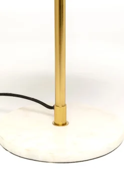 Lampy Stołowe*KARE Design Lampa Stołowa Stal I Marmur Klosz Różowy Ø30x50 Cm