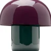 Lampy Stołowe*KARE Design Lampa Stołowa Stalowa Grzybek Kolor Fioletowo-czarny Ø20x20 Cm
