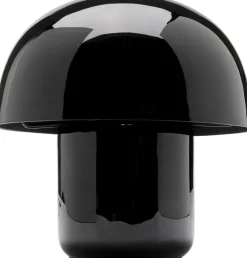 Lampy Stołowe*KARE Design Lampa Stołowa Stalowa Grzybek Kolor Czarny Ø20x20 Cm