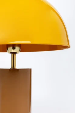 Lampy Stołowe*KARE Design Lampa Stołowa Stalowa żółta Ø30x51 Cm
