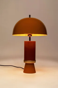 Lampy Stołowe*KARE Design Lampa Stołowa Stalowa żółta Ø30x51 Cm