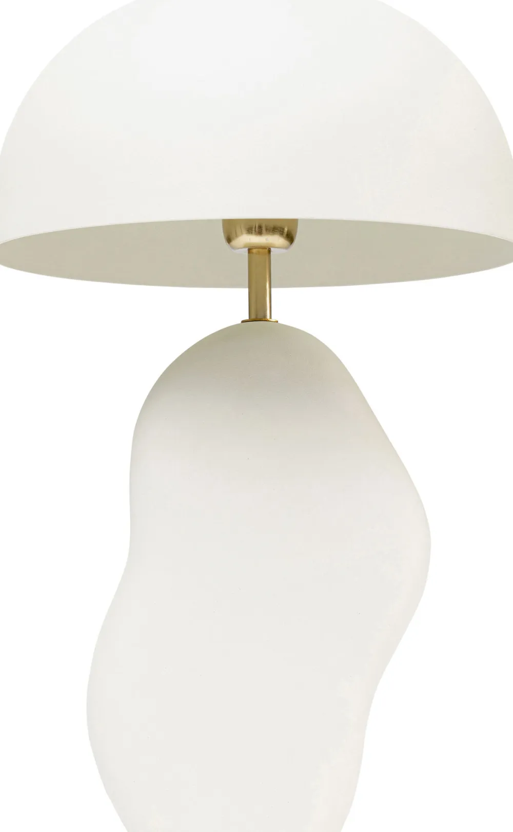 Lampy Stołowe*KARE Design Lampa Stołowa Stalowa W Kolorze Białym 48 Cm