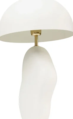 Lampy Stołowe*KARE Design Lampa Stołowa Stalowa W Kolorze Białym 48 Cm