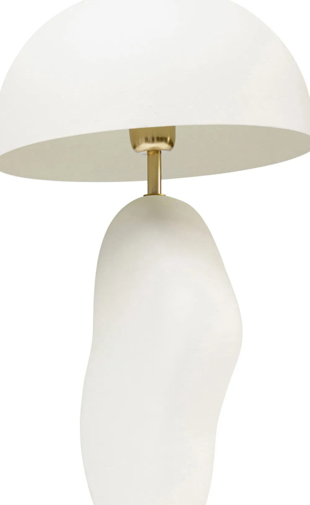 Lampy Stołowe*KARE Design Lampa Stołowa Stalowa W Kolorze Białym 48 Cm