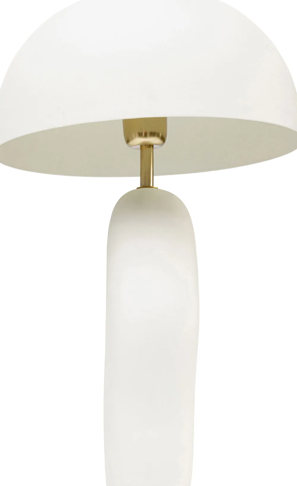Lampy Stołowe*KARE Design Lampa Stołowa Stalowa W Kolorze Białym 48 Cm