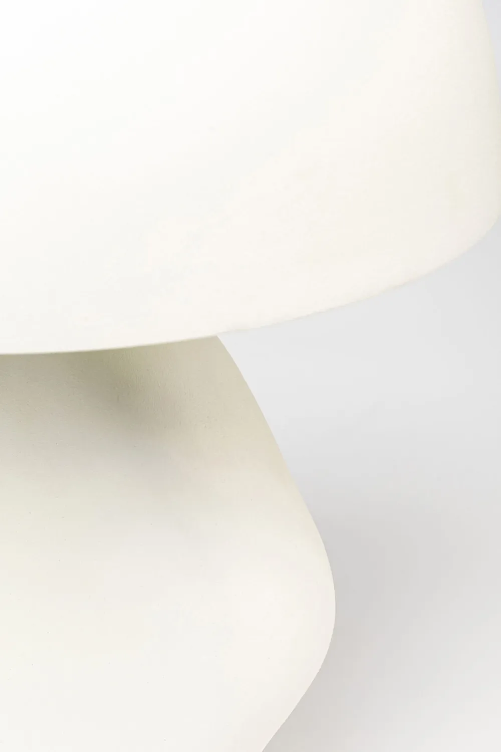 Lampy Stołowe*KARE Design Lampa Stołowa Stalowa W Kolorze Białym 48 Cm