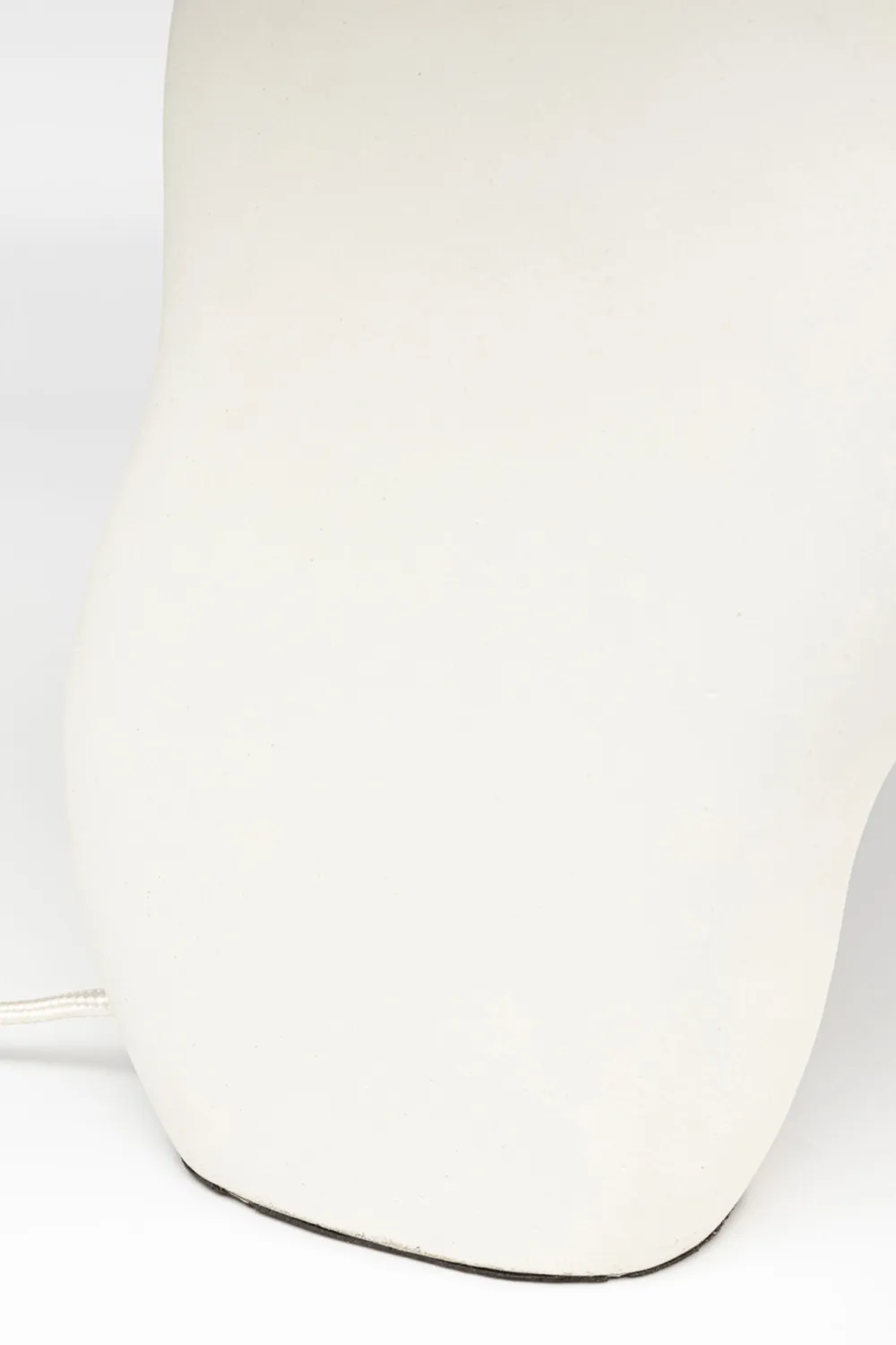 Lampy Stołowe*KARE Design Lampa Stołowa Stalowa W Kolorze Białym 48 Cm