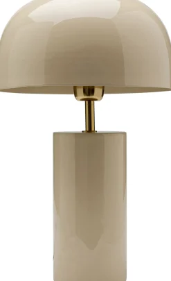 Lampy Stołowe*KARE Design Lampa Stołowa Stalowa W Kolorze Ecru Ø25x38 Cm
