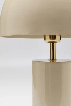 Lampy Stołowe*KARE Design Lampa Stołowa Stalowa W Kolorze Ecru Ø25x38 Cm