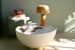 Lampy Stołowe*KARE Design Lampa Stołowa Stalowa W Kolorze Curry Ø25x38 Cm