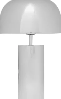 Lampy Stołowe*KARE Design Lampa Stołowa Stalowa W Kolorze Srebrnym Chromowym Ø25x38 Cm