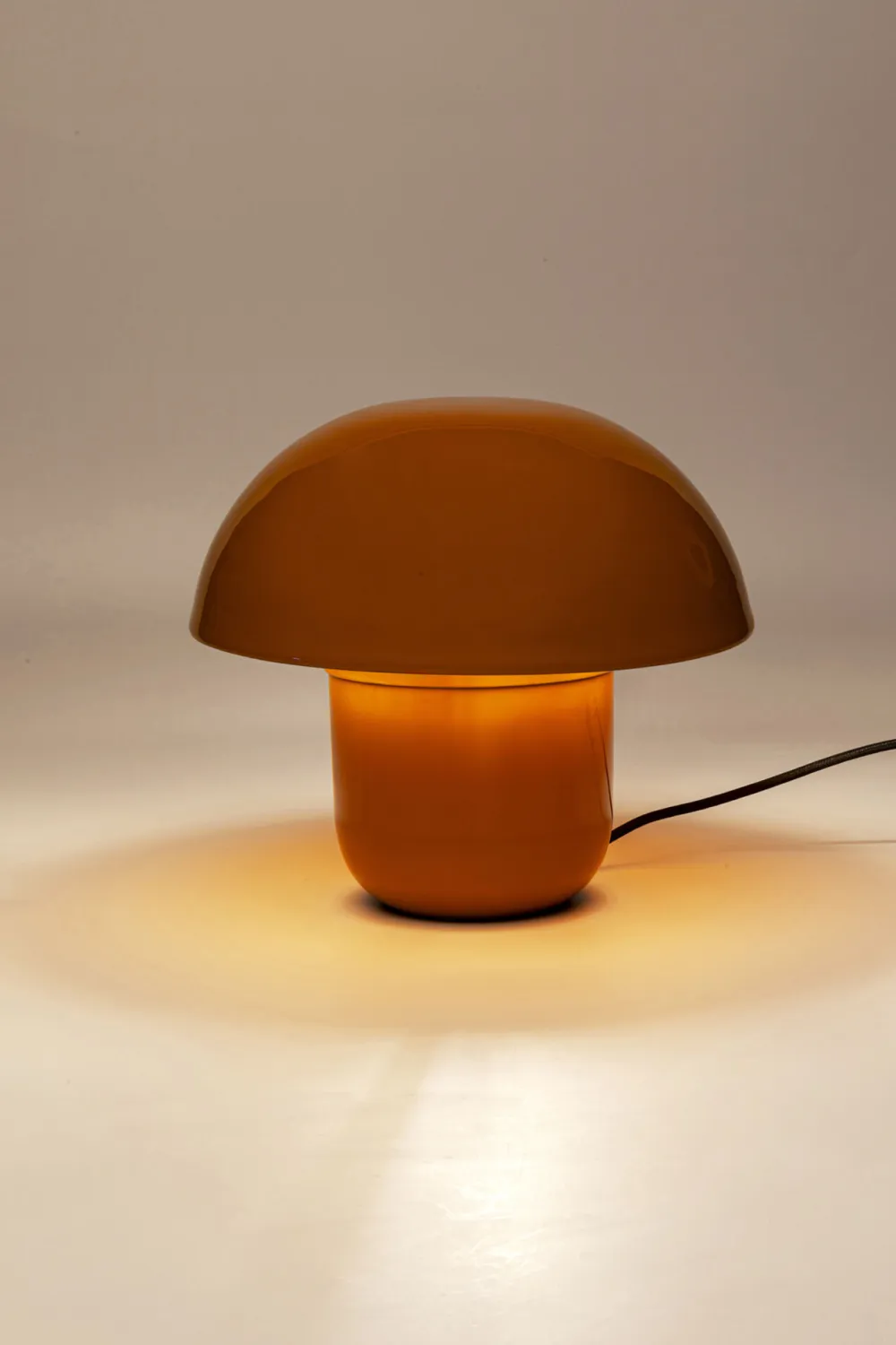Lampy Stołowe*KARE Design Lampa Stołowa Stalowa W Kolorze żółtym Ø29x27 Cm
