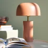 Lampy Stołowe*KARE Design Lampa Stołowa Stalowa W Kolorze Terakota Ø25x38 Cm