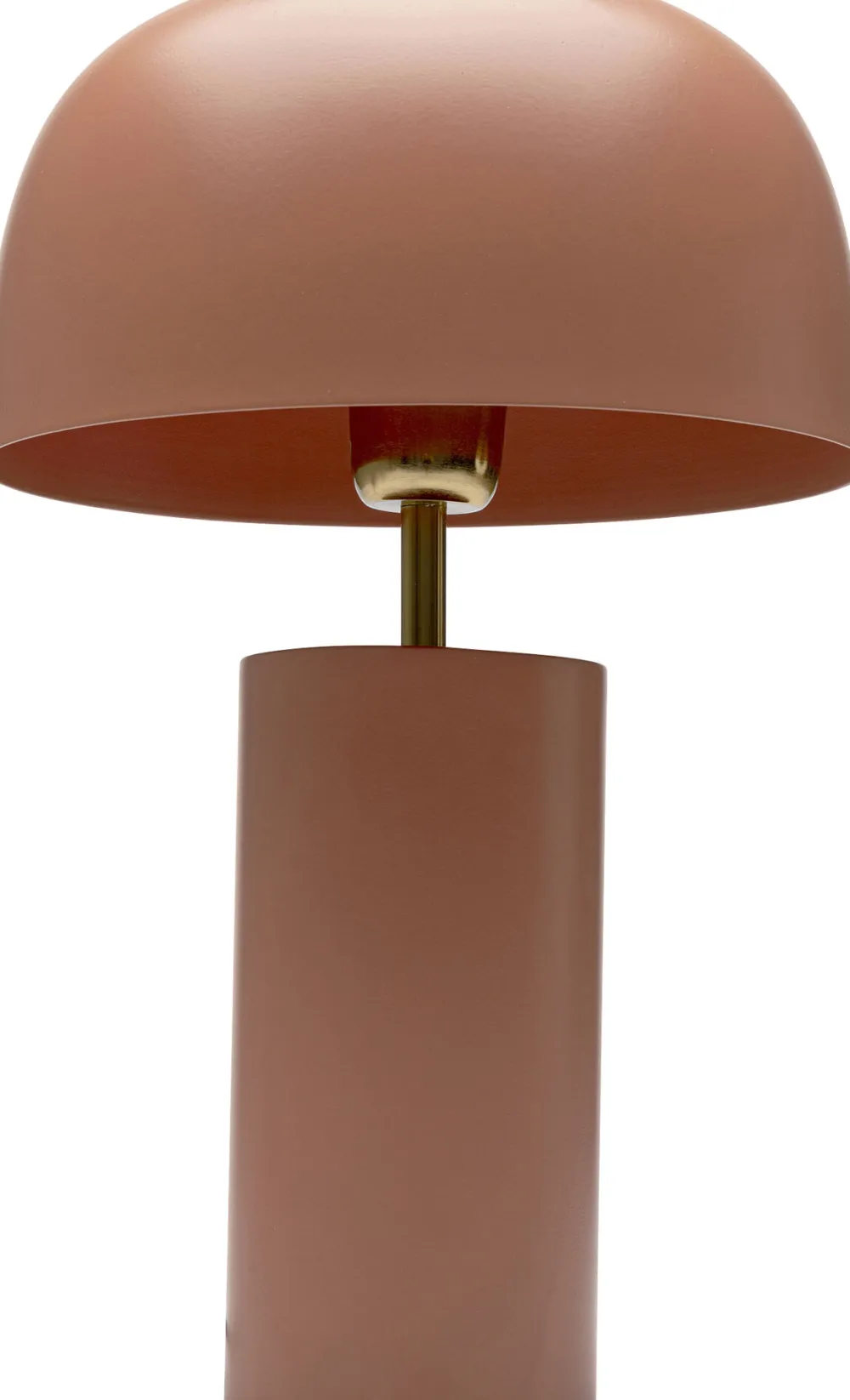 Lampy Stołowe*KARE Design Lampa Stołowa Stalowa W Kolorze Terakota Ø25x38 Cm