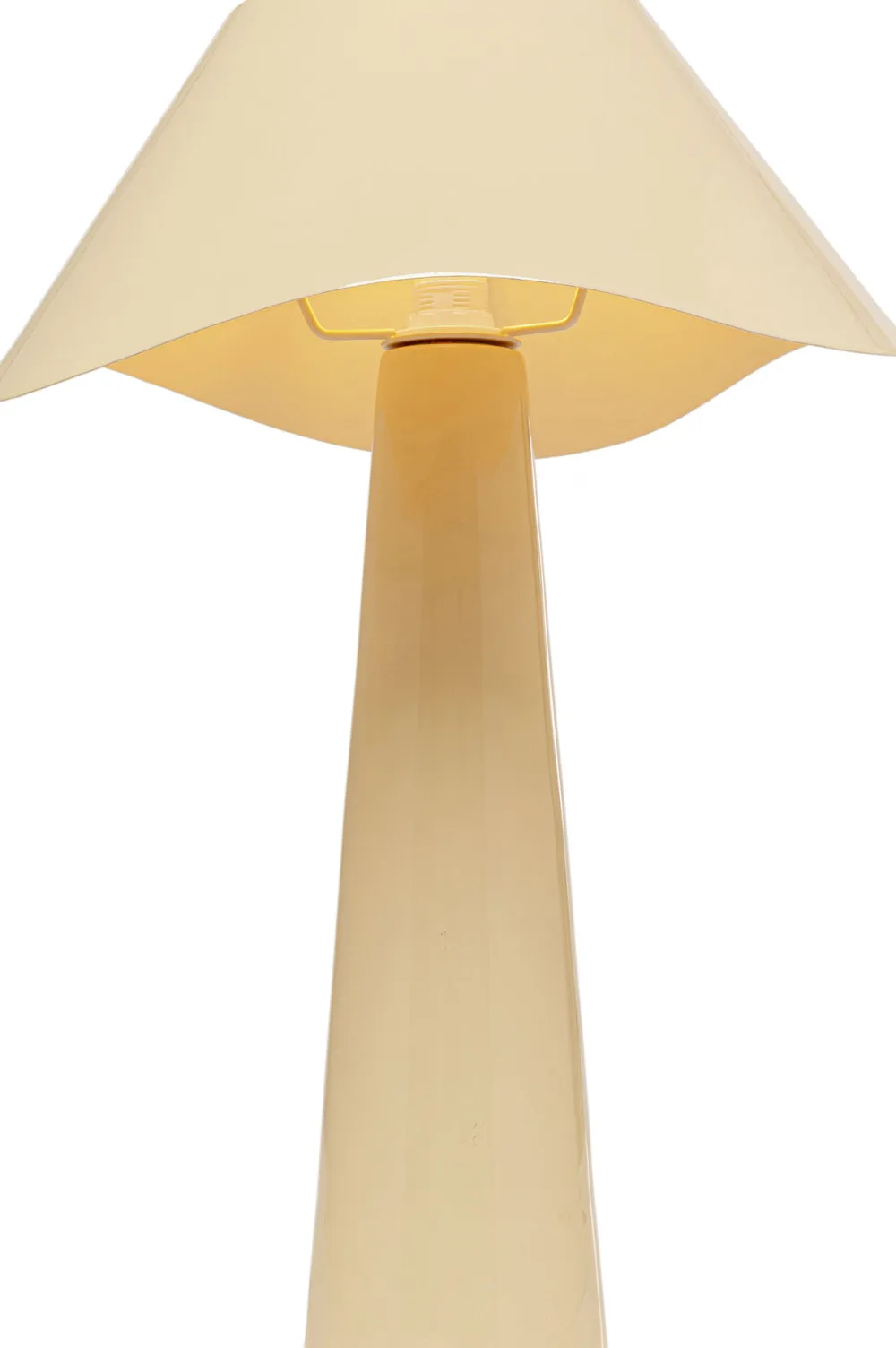 Lampy Stołowe*KARE Design Lampa Stołowa Stalowa W Kolorze Ecru Ø34x49 Cm