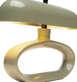 Lampy Stołowe*KARE Design Lampa Stołowa Stalowa W Kolorze Zielonym 37x26 Cm