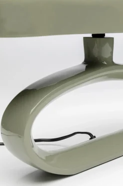 Lampy Stołowe*KARE Design Lampa Stołowa Stalowa W Kolorze Zielonym 37x26 Cm