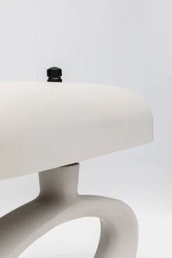 Lampy Stołowe*KARE Design Lampa Stołowa Stalowa W Kolorze Beżowym 37x26 Cm