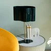 Lampy Stołowe*KARE Design Lampa Stołowa Stalowa W Kolorze Ciemnozielonym 49 Cm
