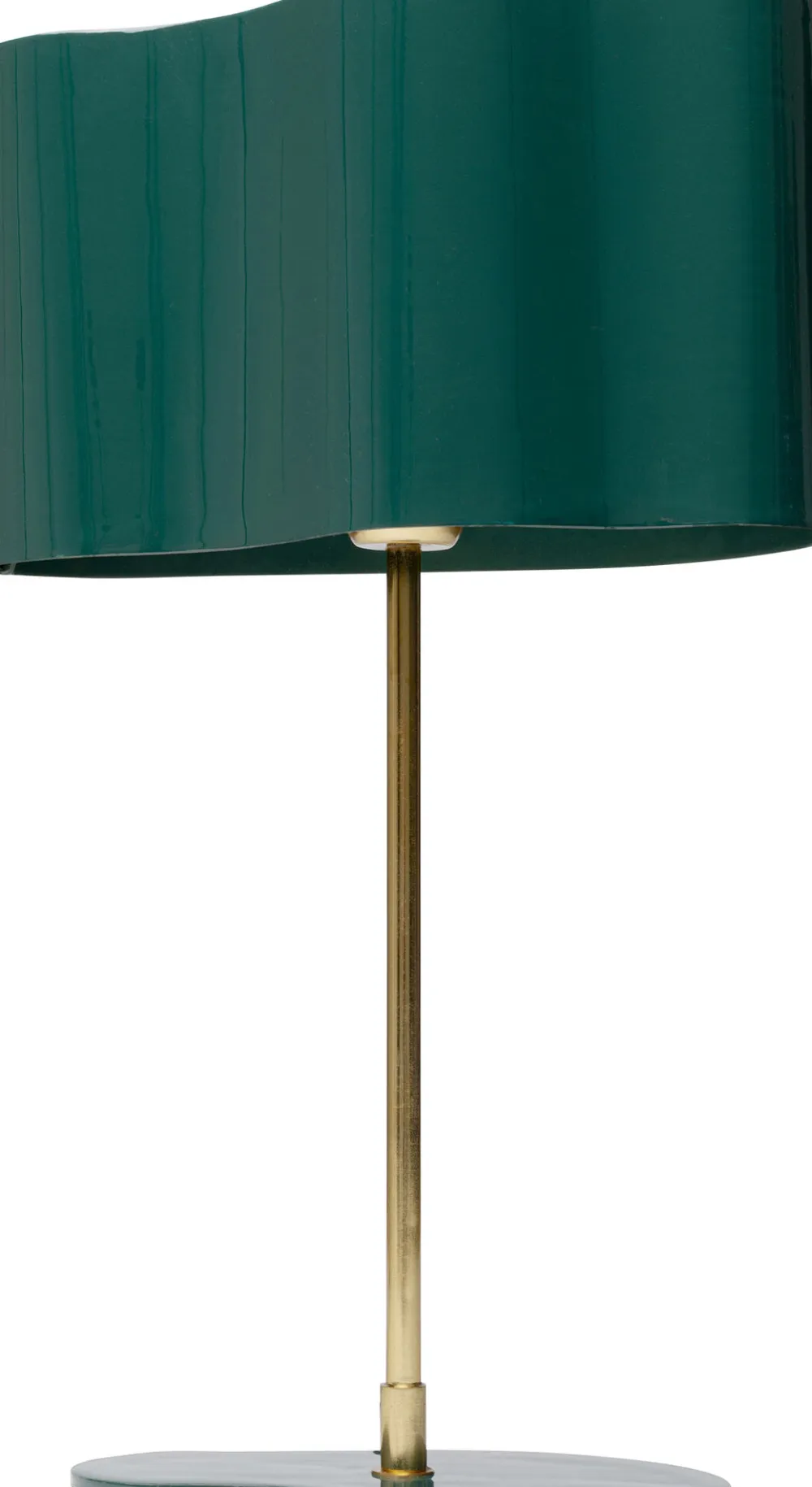 Lampy Stołowe*KARE Design Lampa Stołowa Stalowa W Kolorze Ciemnozielonym 49 Cm