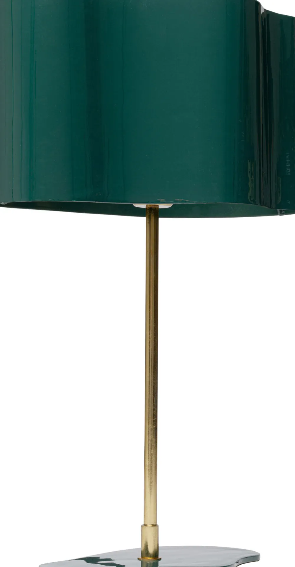 Lampy Stołowe*KARE Design Lampa Stołowa Stalowa W Kolorze Ciemnozielonym 49 Cm