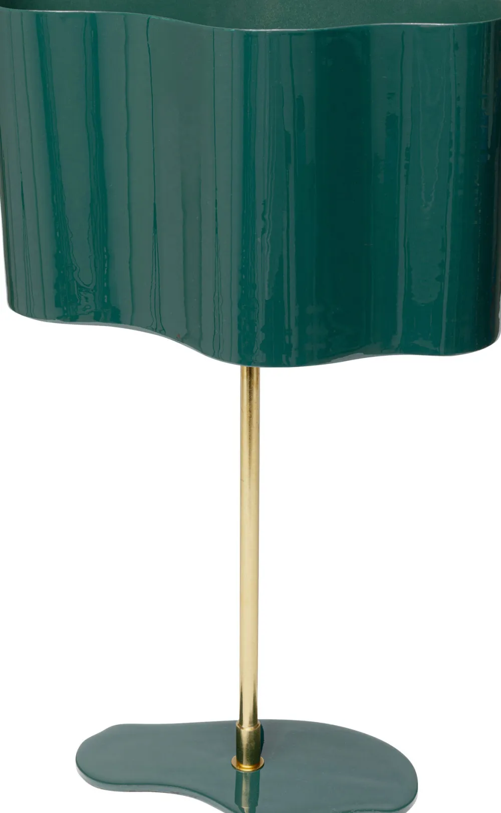 Lampy Stołowe*KARE Design Lampa Stołowa Stalowa W Kolorze Ciemnozielonym 49 Cm