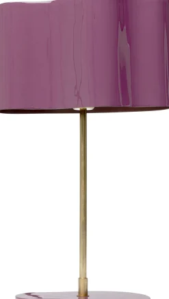 Lampy Stołowe*KARE Design Lampa Stołowa Stalowa W Kolorze Fioletowym 49 Cm