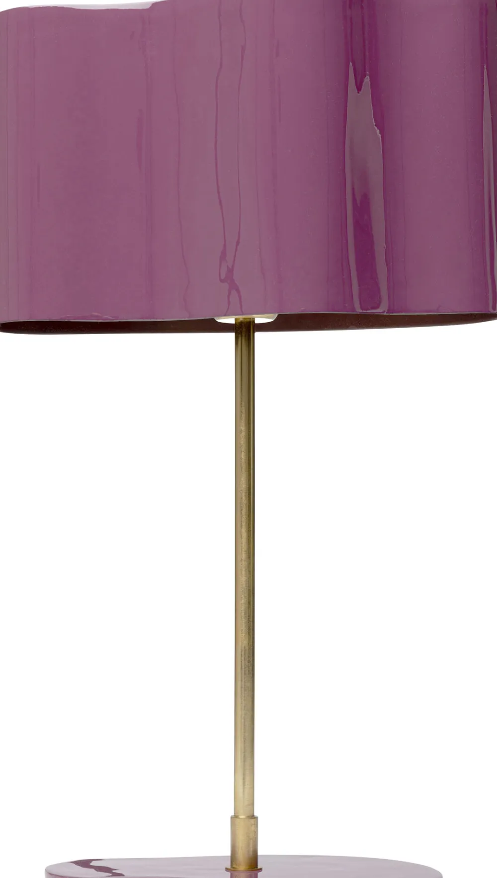 Lampy Stołowe*KARE Design Lampa Stołowa Stalowa W Kolorze Fioletowym 49 Cm