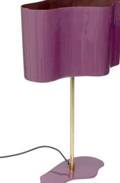 Lampy Stołowe*KARE Design Lampa Stołowa Stalowa W Kolorze Fioletowym 49 Cm