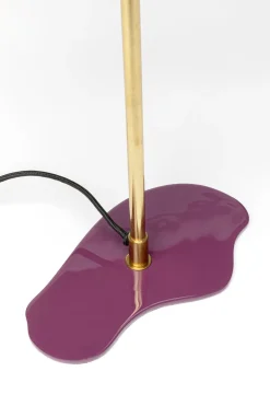 Lampy Stołowe*KARE Design Lampa Stołowa Stalowa W Kolorze Fioletowym 49 Cm