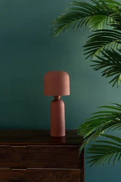 Lampy Stołowe*KARE Design Lampa Stołowa Ze Stali Czerwień Terakotowa 39 Cm