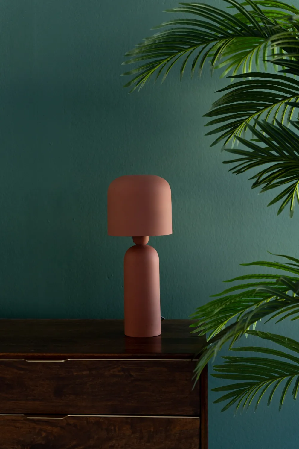 Lampy Stołowe*KARE Design Lampa Stołowa Ze Stali Czerwień Terakotowa 39 Cm