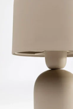 Lampy Stołowe*KARE Design Lampa Stołowa Ze Stali W Kolorze Beżowym 39 Cm