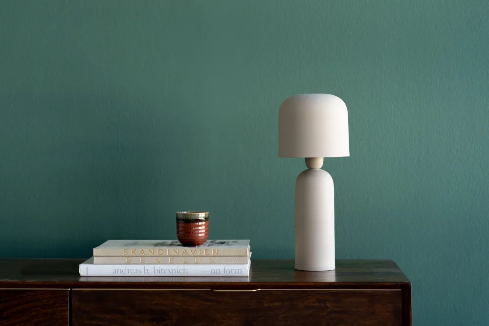 Lampy Stołowe*KARE Design Lampa Stołowa Ze Stali W Kolorze Beżowym 39 Cm