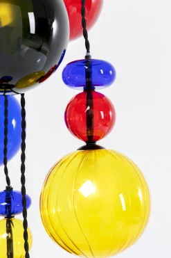Lampy Wiszące*KARE Design Lampa Wisząca Awangardowa Klosze Szklane Kolorowe Ø44x150 Cm
