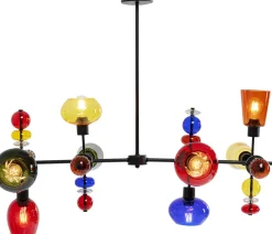 Lampy Wiszące*KARE Design Lampa Wisząca Awangardowa Klosze Szklane Kolorowe 105x56 Cm