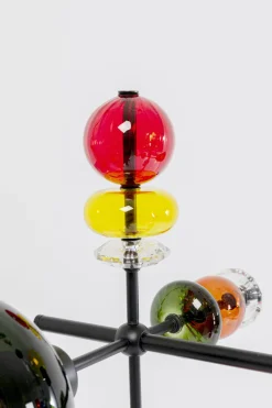 Lampy Wiszące*KARE Design Lampa Wisząca Awangardowa Klosze Szklane Kolorowe 105x56 Cm