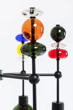 Lampy Wiszące*KARE Design Lampa Wisząca Awangardowa Klosze Szklane Kolorowe 61x88 Cm