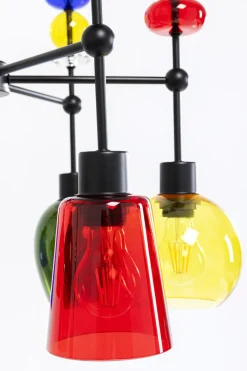 Lampy Wiszące*KARE Design Lampa Wisząca Awangardowa Klosze Szklane Kolorowe 61x88 Cm