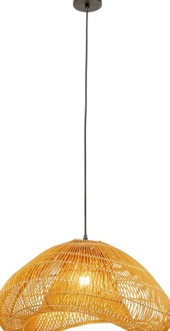Lampy Wiszące*KARE Design Lampa Wisząca Boho Rattan Naturalny 54x52 Cm