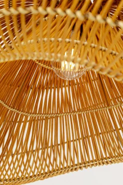 Lampy Wiszące*KARE Design Lampa Wisząca Boho Rattan Naturalny 54x52 Cm