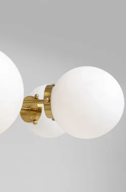 Lampy Wiszące*KARE Design Lampa Wisząca Bolla Ø70 Cm Złota - Klosze Szklane