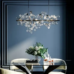 Lampy Wiszące*KARE Design Lampa Wisząca Clouds Clear 102x61 Cm Szara