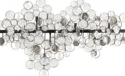 Lampy Wiszące*KARE Design Lampa Wisząca Clouds Clear 102x61 Cm Szara